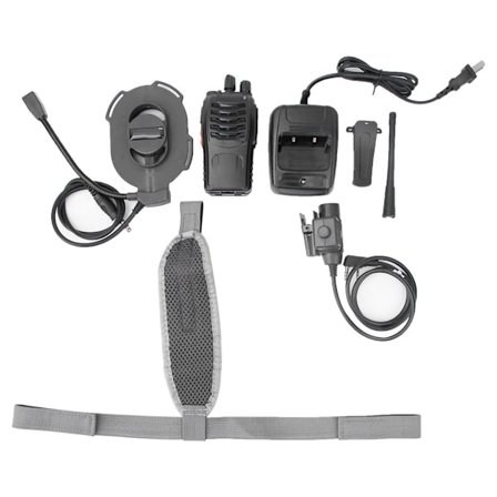 En-øret headset-intercom med justerbar hodebånd US 110-240V Z027-FG-S113-KEN