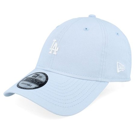 New Era - MLB Svart unconstructed Keps - Los Angeles Dodgers Mini Washed 9TWENTY Light Blue Dad Cap @ Hatstore