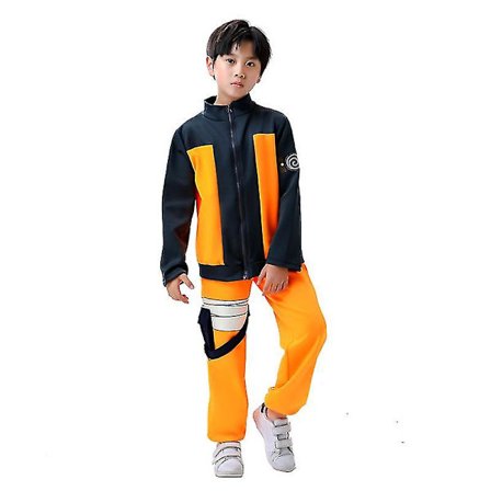 Cosplay-tøj til drenge Kostumer til børn Naruto Anime-kostume A