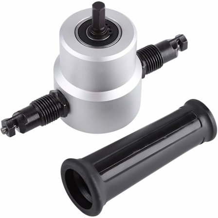 Dobbelthode Platesaks Elektrisk Hullsag Elektrisk Drill Tilbehør Nibbler Skjæreverktøy Kit Kartongemballasje