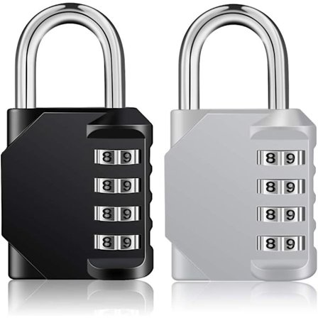 Kodehenglås for skap, 4-sifret kombinasjonslås for treningsstudio, Lo