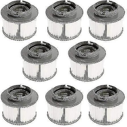 Sæt med 2 udskiftningsfiltre til vedligeholdelse af din oppustelige pool, mspa eller jacuzzi stk