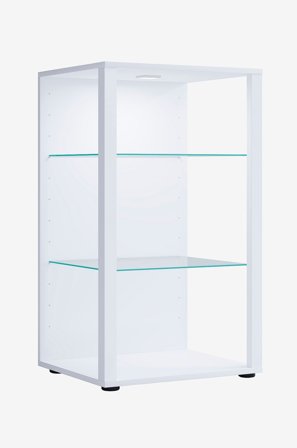 VCM - Vcm Vitrineskap Glasol Xxl - Hvit - Skap - Fra Homeroom