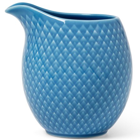 Lyngby porcelæn Rhombe Color melkekanne, blå