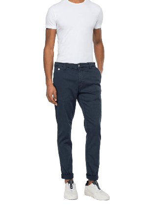 Replay Hyperflex Color Xlite Benni Chinos Jeans Herr Blå W31/L30