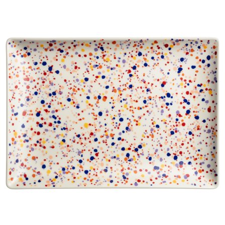 Iittala Oiva Toikka Collection Helle A4 lautanen 21 x 29 cm, siniruskea