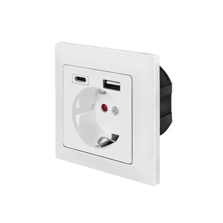 LogiLink Socket-Outlet Cee 7/3 + Usb