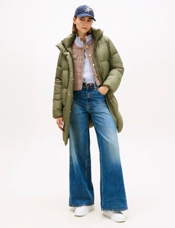 Tommy Hilfiger Modern Down Reg Coat - Khaki green - XXXL