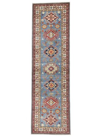 Kazak Fine Teppich 85X292 Läufer Wolle, Afghanistan