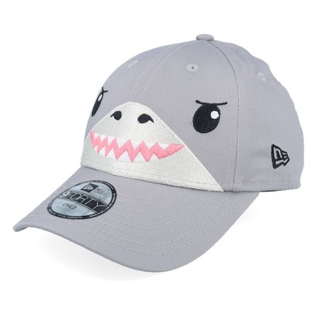 New Era - Grå adjustable Caps - Face 9FORTY Newera Gray Adjustable @ Hatstore