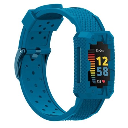 För Fitbit Charge 5 Silikon Integrated Strap Watch Band