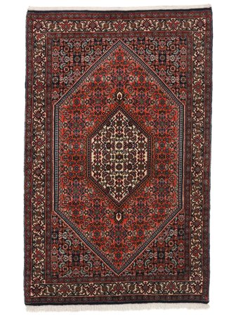 Medaille Klein Bidjar Vloerkleed 92X146 Wol