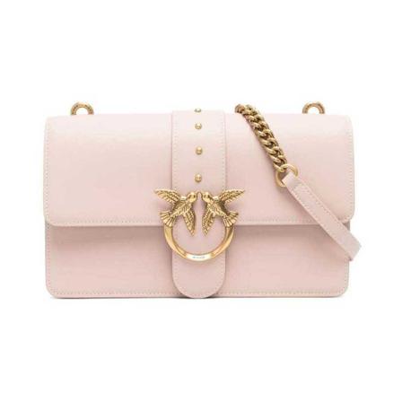 Pinko Shoulder Bags Pink, Dame Skuldertasker, Størrelse: ONE Size