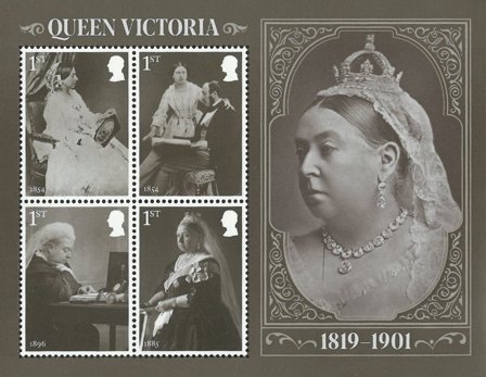 England - Dronning Victoria - Postfrisk miniark