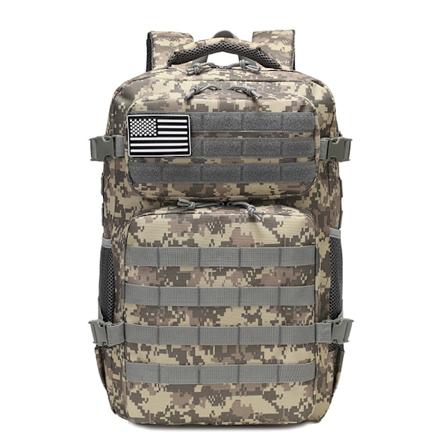 Ulkoilmavuorikiipeilylaukku Camouflage Tactics Pack Ratsastusreppu Vaellusvarusteet Leirintä Uusi reppu Acu Color 20-35L