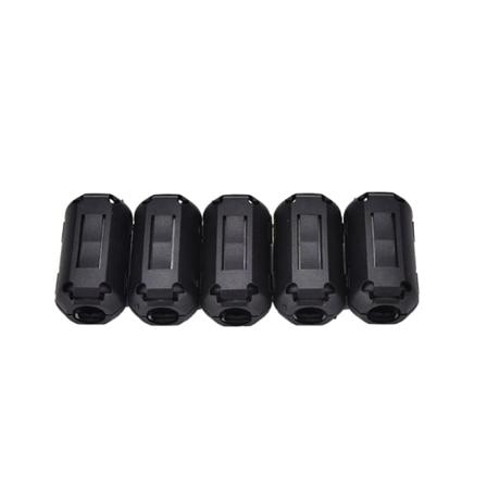 5kpl 3,5mm melunvaimennin EMI RFI Clip Choke Ferrite Core Cab black