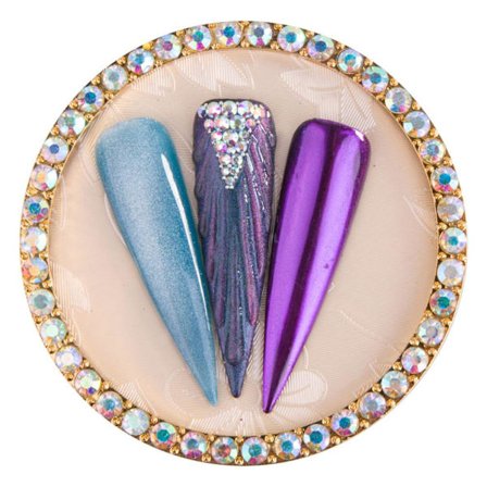 Penselställ / blandningsyta / display - Cirlel - Gud + Stenar