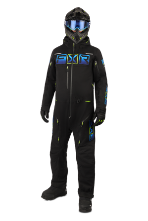 Anzug FXR Maverick Lite Schwarz/Blau/Hi-Vis S