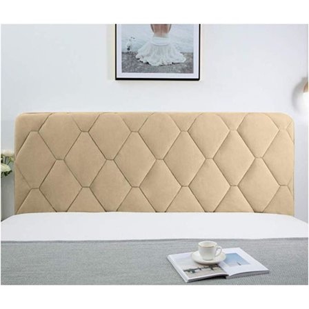 Beige, 150 cm, Beskyttende strækbart sengegærdebetræk, støvtæt sengepudebetræk, strækbart all-inclusive betræk, tykt anti-kollisions W