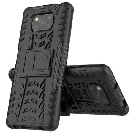 Xiaomi Poco X3 NFC Støtsikker veske med Active-støtte Black