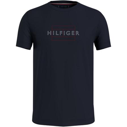 Tommy Hilfiger T-Shirt With Logo Blå, Herre T-shirts