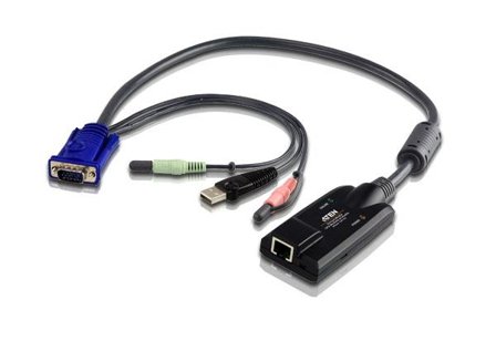 ATEN USB VIRTUAL MEDIA KVM ADAPTER CABLE W/ AUDIO CPU MODULE