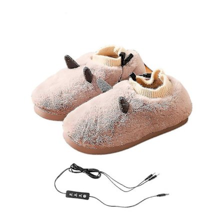 USB Elektriske Opvarmede Hjemmesko Justerbar Temperatur Fodvarmere Vintervarme Høj Kvalitet