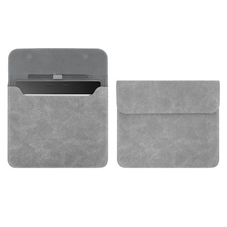 Grått PU Läder Folio Fodral Kompatibelt med Remarkable Paper Pro 11.8 tum - Stötsäkert & Magnetisk Stängning