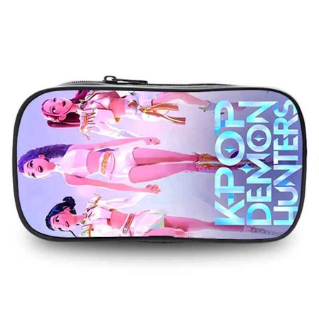 Demon Hunter Group - Penalhus i Oxford-stof med flere stilarter - Meget slidstærke, stor kapacitet, opbevaringsposer til anime-tema brevpapir