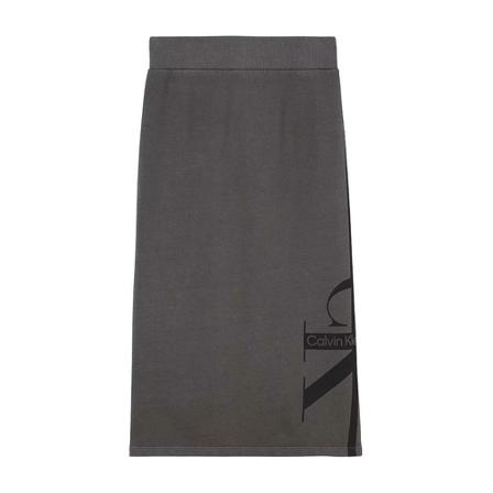 Calvin Klein - Midikjolar - Grå - Dam - Storlek: Xs, Dam, Storlek: XS