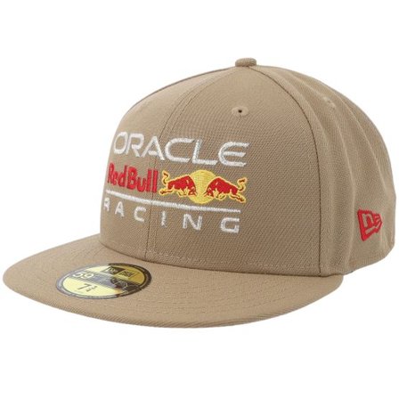 New Era - Motor Beige fitted Keps - "Hatstore Exclusive x Red Bull 59FIFTY F1 Khaki Fitted " @ Hatstore