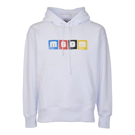 Msgm Hoodies Hvid, Herre