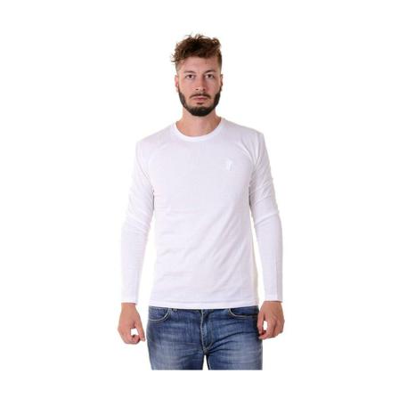 Versace, Long Sleeve T-Shirt Wit, Heren, Maat:L
