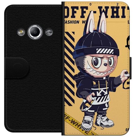 Kompatibel Tegnebogsetui til Samsung Galaxy Xcover 3 Off White streetwear plakat modebrand monster kanin karakter graffiti stil luksus hype kunst