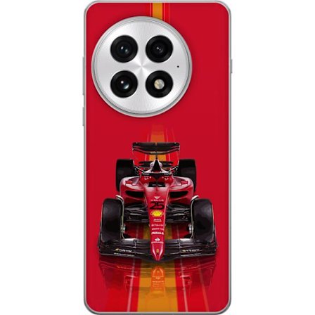 Yhteensopiva Puhelinkuori OnePlus OnePlus 13 Ferrari Formula 1 -auto ikonisessa punaisessa muotoilussa urheilullisella tarkkuudella