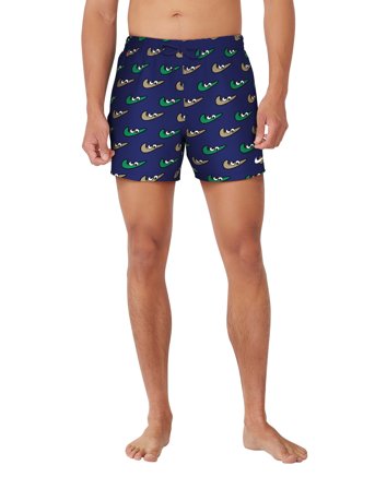 NIKE SWIM Nike Multi Print 5" Volley Short - Navy - S