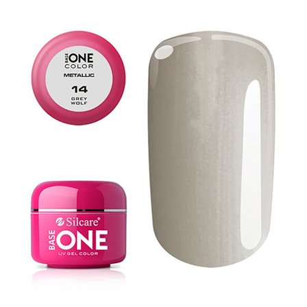 Base One - UV Gel - Metallic - Grey Wolf - 14 - 5 gram