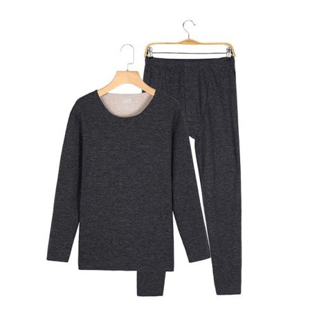 Män Crew Neck Thermal Underwear Långärmad Topp Och Botten Kostymer
