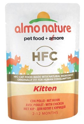 Almo Nature HFC Kitten Cibo Umido Con Pollo Per Gatti Cuccioli
