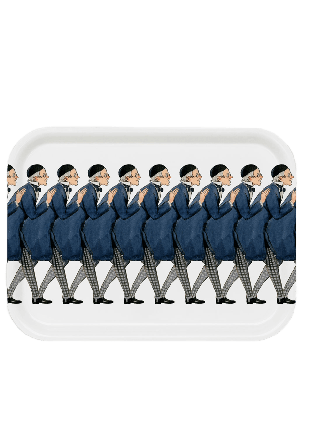 Design House Stockholm Elsa Beskow Bricka 20x27cm Uncle Blue Serveringstillbehör ONESIZE