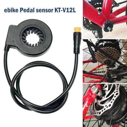 Elektrisk cykel PAS sensor KT-V12L 6 magneter pedalassistent sensor elcykeldele [DB]