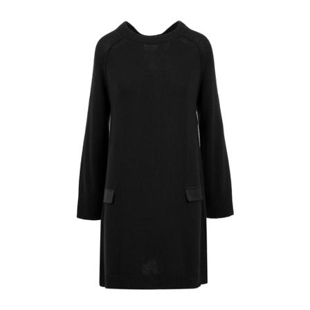 Semicouture Dress , Zwart , Dames , Maat: M Casual jurken