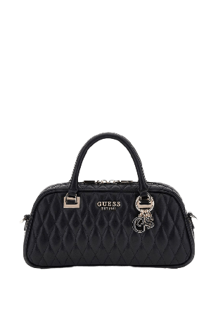 Guess Valla Small Satchel Handväskor Dam Svart ONESIZE