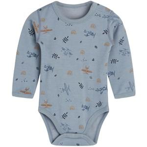 Hust&Claire Blue Wind Baloo Baby Body 80 cm - All in ones - 80 cm - Blue - Junge