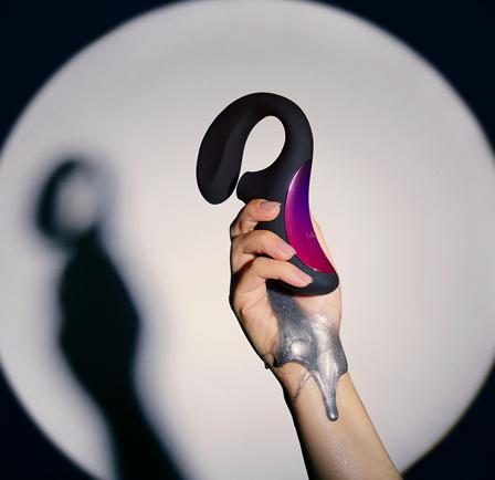 Enigma - Dual Stimulating Sonic Vibrator - Black - Seksilelut - Vuxen.fi