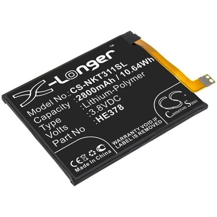 Batteri til SmartPhone, mobil til Nokia 3.1A, TA1140, TA1141