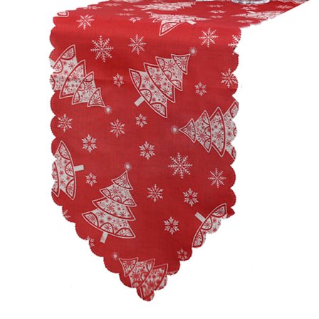 Juleduk Tre Bordløper God Jul Dekorasjoner til Hjem Party Dekor Dekorasjoner Spisebord Dekorasjoner Nyttår 2022