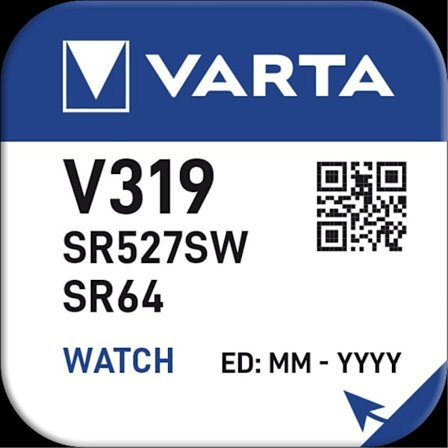 VARTA Silver Coin button cell battery V319 / SR64