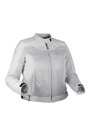Giacca Moto Bering Alias QS Donna Grigio Chiaro L
