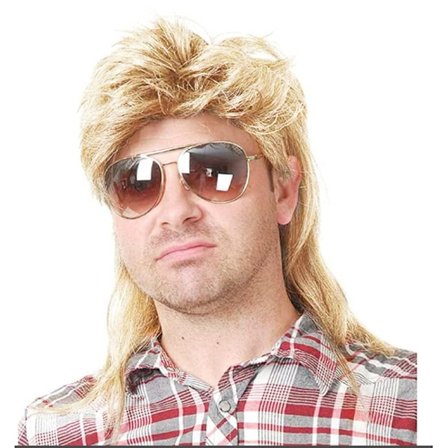 Mulletperuk för män, 80-tals retrofrisyr